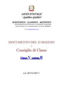 contenuti svolti - Liceo Statale Galileo Galilei Piedimonte Matese (Ce)