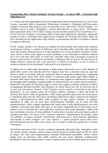 11 marzo 2009 – Università degli Studi Roma Tre