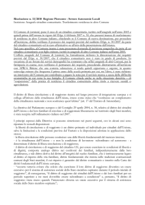 Risoluzione n. 13/2010 Regione Piemonte