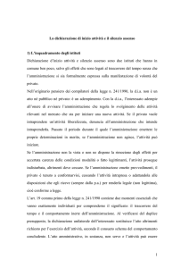 La dichiarazione di inizio attività e il silenzio assenso ()