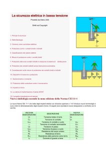 La sicurezza elettrica in bassa tensione