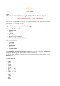 CHIMICA Prof. Taddei Testo: “Chimica, biochimica e biologia