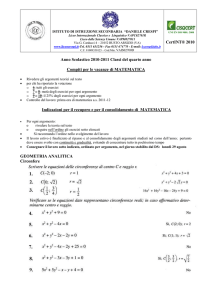 matematica - Liceo Daniele Crespi
