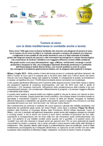 Tumore al seno. Anni per vivere, anni da vivere - Area