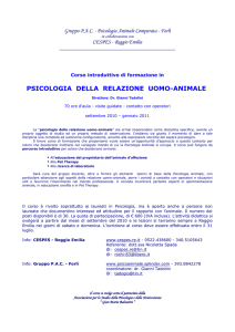 Locandina e programma del Corso di Reggio E.