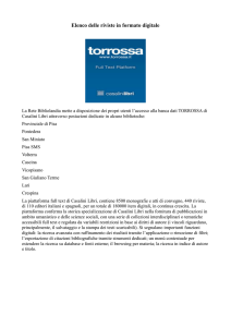 TORROSSA. Presentazione