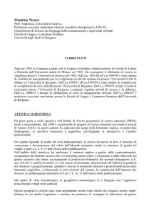 curriculum - Università degli studi di Bergamo