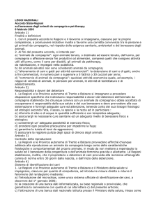 6 febbraio 2003: accordo Stato-Regioni sul benessere degli animali