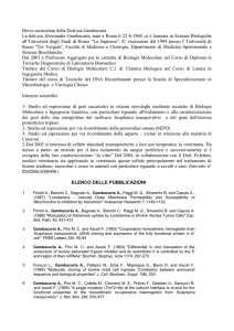 Cv_Gambacurta - Università degli Studi di Roma "Tor Vergata"