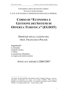 Dispense corso EGSOT