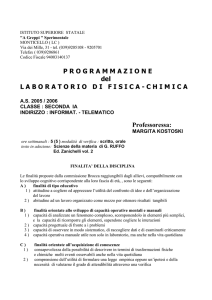 Body - Laboratorio di fisica