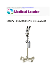 COLPY - COLPOSCOPIO GIMA A LED : Medical Leader : https