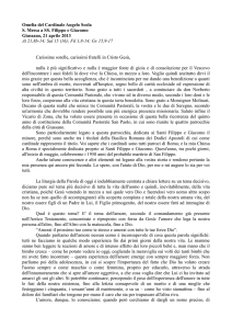 Omelia del Cardinale Angelo Scola a Giussano 21/4/2013