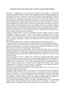 Farmaci - Unione Italiana Ciechi di Frosinone