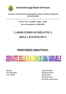 derivate - INFN