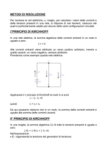 METODI DI RISOLUZIONE