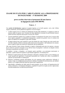Tema n. 1 - Università di Modena e Reggio Emilia Notizie on-line
