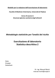 2. Analisi statistiche