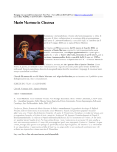 Mario Martone in Cineteca : ekojournal - Free Press