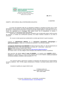 Dipartimento di Sanità Pubblica Rimini U.O. Igiene degli Alimenti e