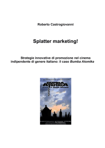 Splatter marketing!