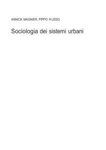 Sociologia dei sistemi urbani, dispense on line su questo sito