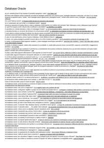 Database Oracle - Mininterno.net