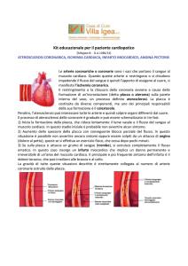 Scheda arteriosclerosi infarto angina
