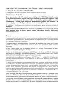 carcinoma del rinofaringe: valutazione clinica di 64 pazienti