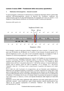 Lezione 2 marzo 2000 – Fondazioni della meccanica quantistica