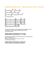 VENIMUS ADORARE EUM - INNO della GMG 2005 in ITALIANO