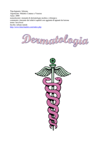 Schemi del Manuale di dermatologia medica e