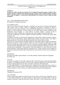 Atti Consiliari - 1 - Comune di Riccione ESTRATTO DELLA SEDUTA