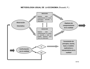 METODOLOGIA USUAL DE LA ECONOMIA (Rossetti, P.) I.E.F.A