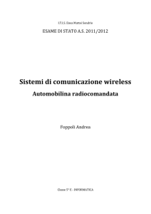 Foppoli Andrea Sistemi di comunicazione wireless Automobilina