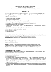 consiglio20 20-06-06 - UniFI - Università degli Studi di Firenze