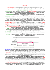 Fisica I Vettori ecc.