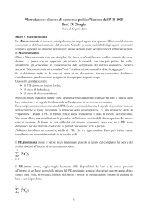 “Le forme di mercato” - Prof. Spallone, 1-12-2005