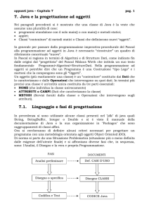 Programmare ad oggetti con Java