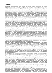 Relazione Sindaco - Città di Reggio Calabria