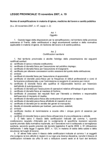 legge provinciale n - Consiglio della Provincia Autonoma di Trento