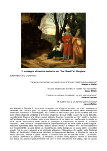 Il messaggio alchemico-esoterico nei “Tre filosofi” di Giorgione A