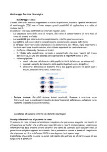 Monitoraggio Funzione Neurologica Monitoraggio Clinico L`esame