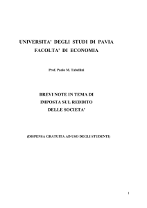 Dispensa - Università degli studi di Pavia