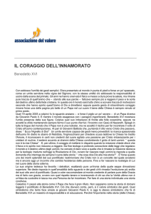 Oratorio S. Giovanni Bosco - IL CORAGGIO DELL`INNAMORATO