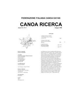 N. 9 Canoa Ricerca