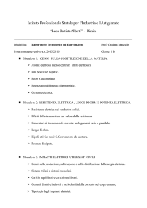 Piano di lavoro - IPSIA " L. Battista Alberti "