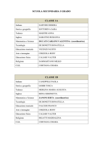 classe 1a - IC Mori e Brentonico