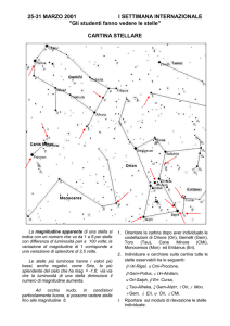 cartina stellare del polo nord celeste