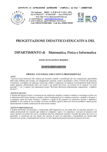 ISTITUTO Di ISTRUZIONE SUPERIORE